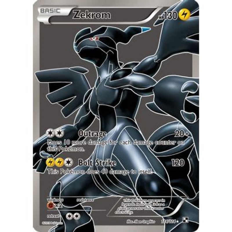 Zekrom (114 Full Art) 114/114 - Black and White Holofoil