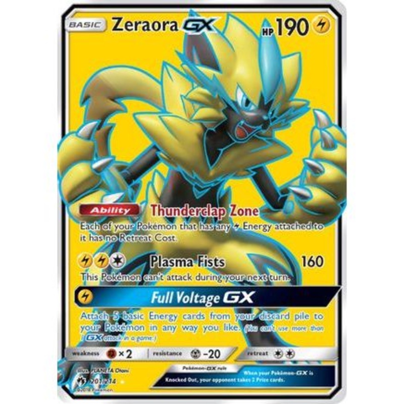 Zeraora GX (Full Art) 201/214 - SM  Lost Thunder Holofoil