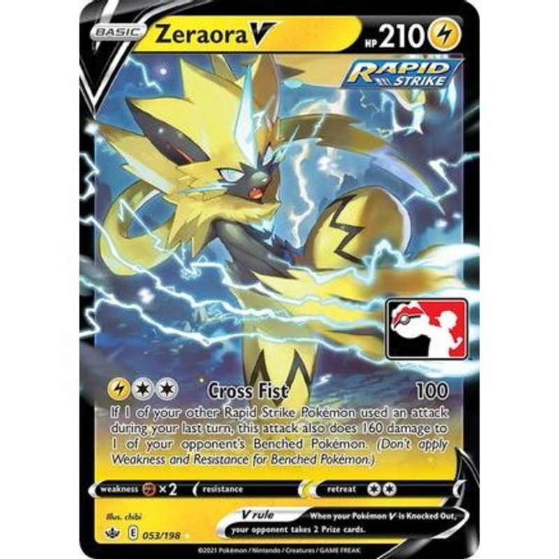 Zeraora V 53 - Prize Pack Series Cards Holofoil