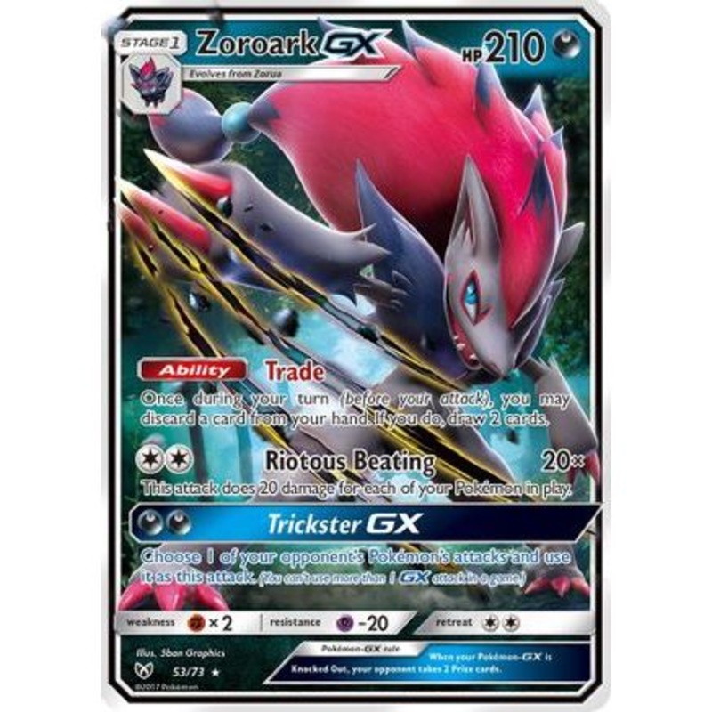 Zoroark GX 53/73 - Shining Legends Holofoil