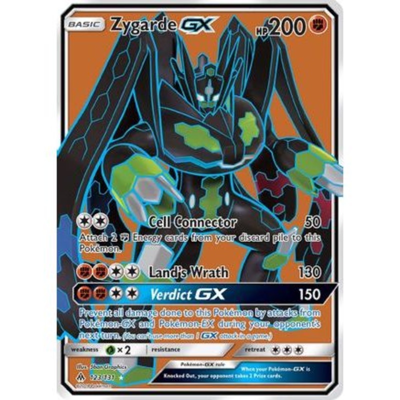 Zygarde GX (Full Art) 123/131 - SM  Forbidden Light Holofoil