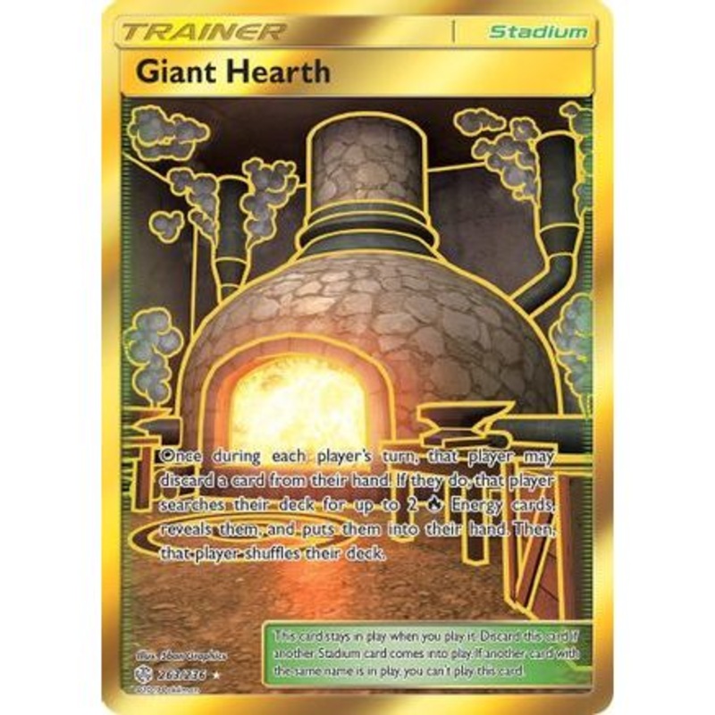 Giant Hearth (Secret) 263/236 - SM  Cosmic Eclipse Holofoil