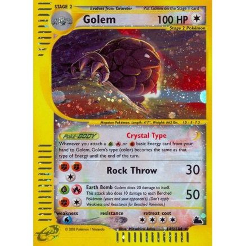 Golem 148/144 - Skyridge Reverse Holofoil