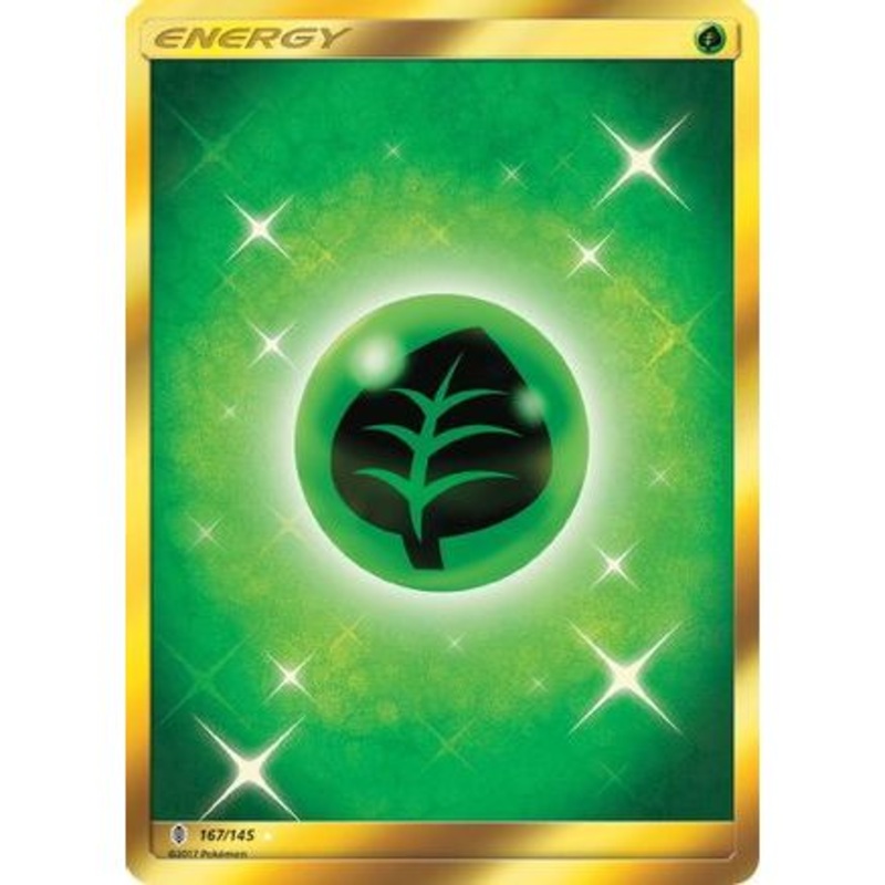 Grass Energy (Secret) 167/145 - SM  Guardians Rising Holofoil