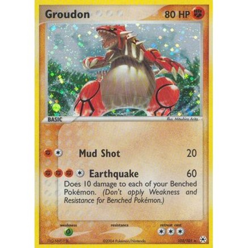 Groudon 102/101 - Hidden Legends Holofoil