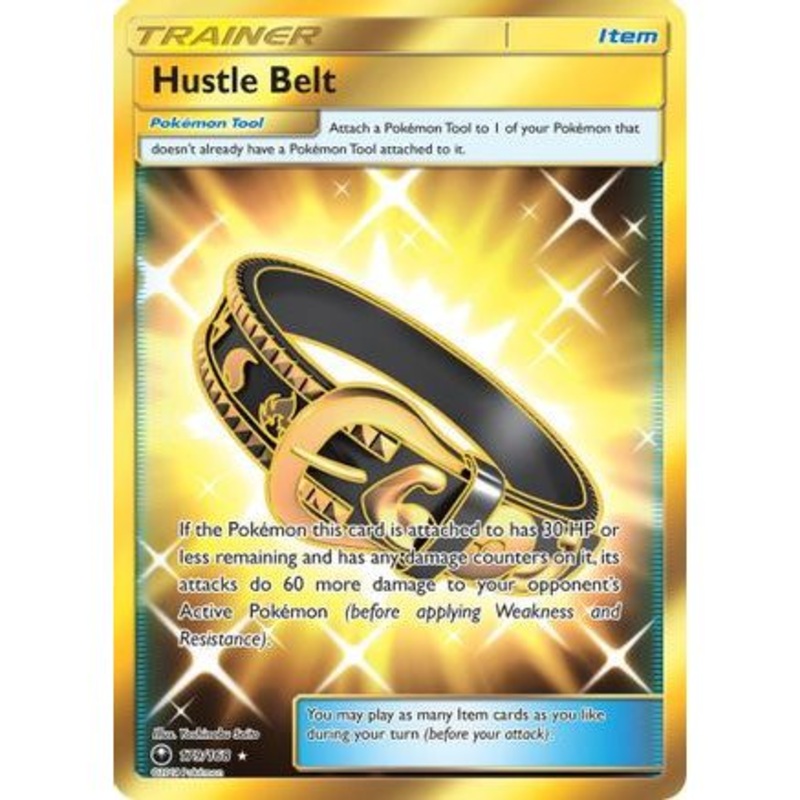Hustle Belt (Secret) 179/168 - SM  Celestial Storm Holofoil