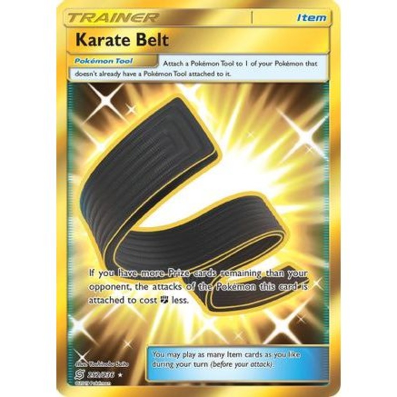 Karate Belt (Secret) 252/236 - SM  Unified Minds Holofoil
