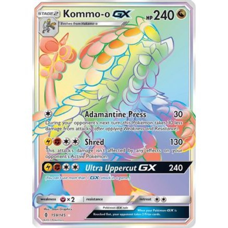 Kommo-o GX (Secret) 159/145 - SM  Guardians Rising Holofoil
