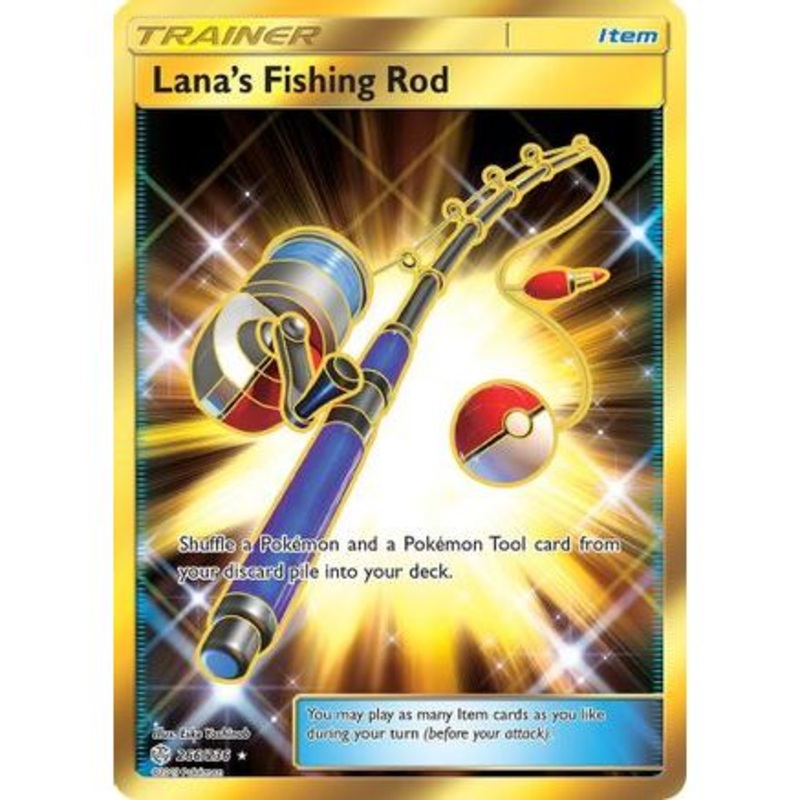 Lana's Fishing Rod (Secret) 266/236 - SM  Cosmic Eclipse Holofoil
