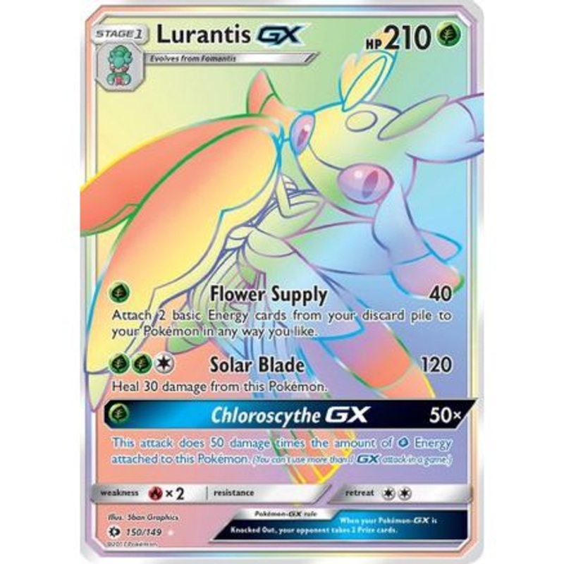 Lurantis GX (Secret) 150/149 - SM Base Set Holofoil