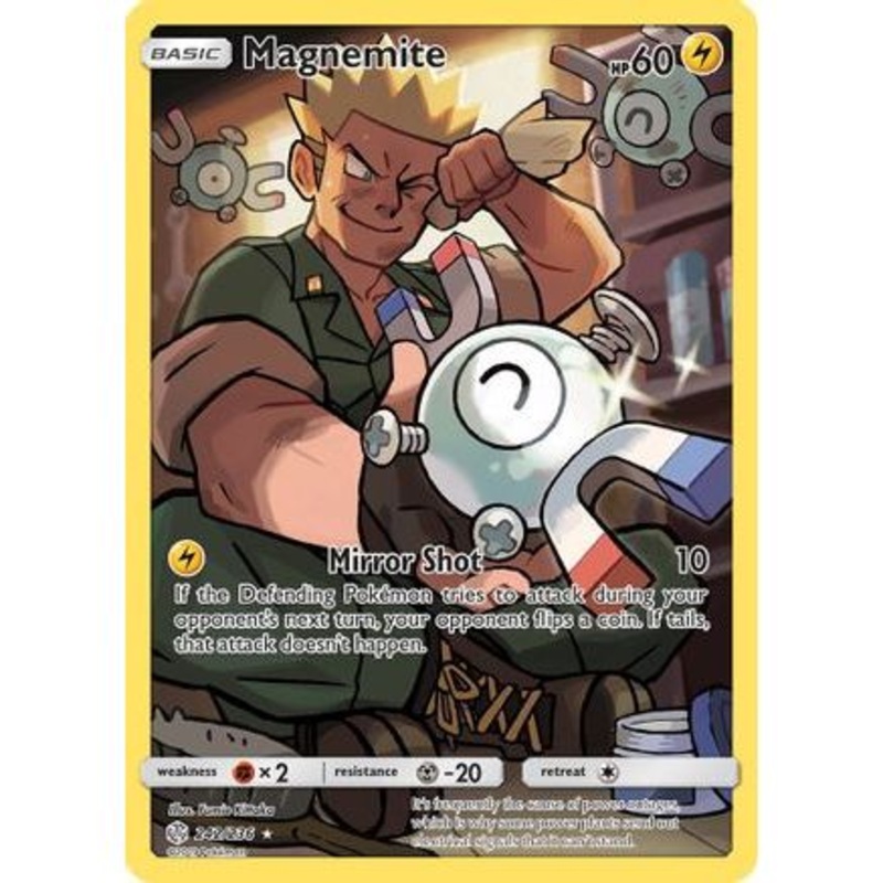 Magnemite (Secret) 242/236 - SM  Cosmic Eclipse Holofoil