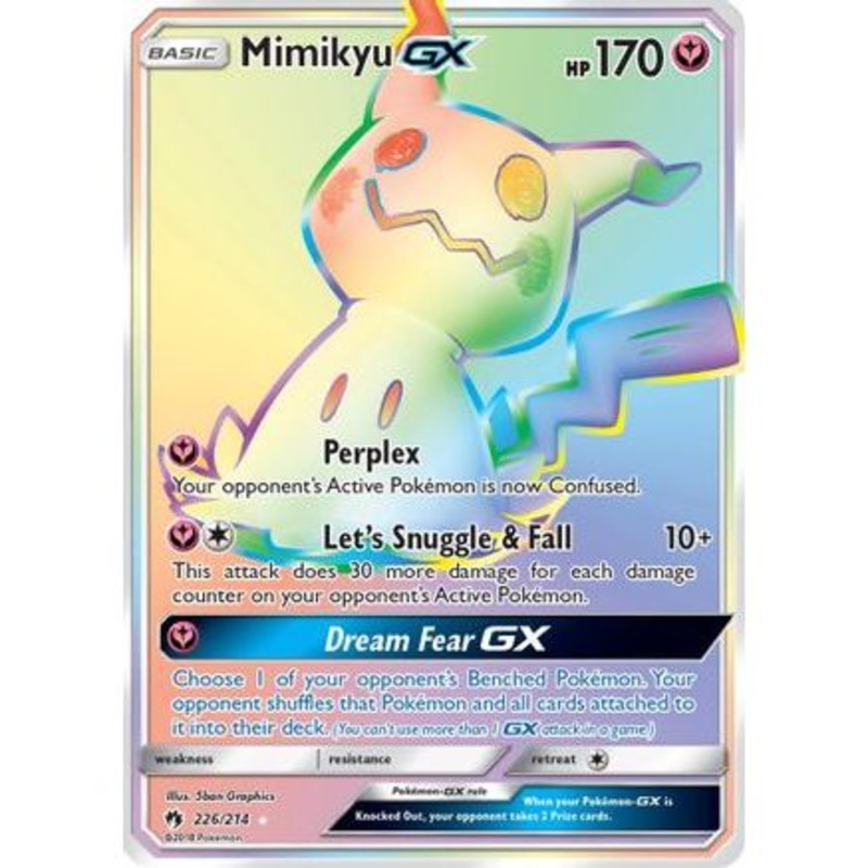 Mimikyu GX (Secret) 226/214 - SM  Lost Thunder Holofoil