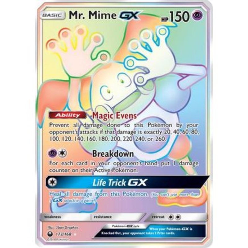 Mr. Mime GX (Secret) 173/168 - SM  Celestial Storm Holofoil