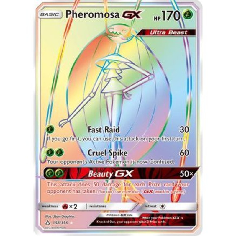 Pheromosa GX (Secret Rare) 158/156 - SM  Ultra Prism Holofoil