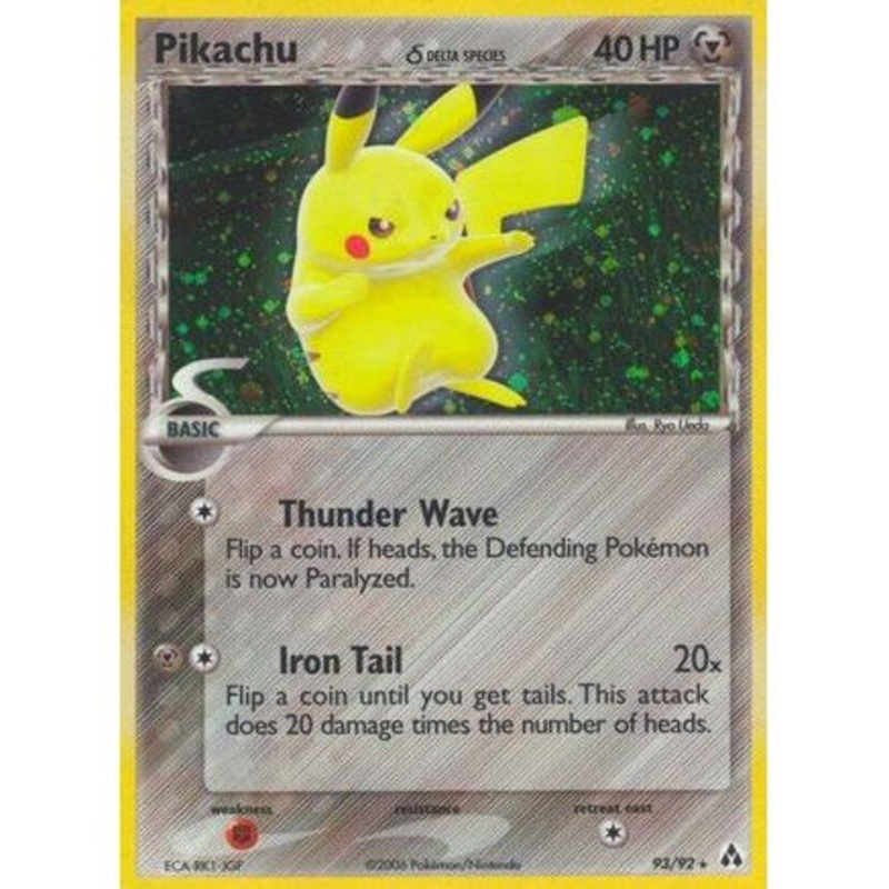 Pikachu (Delta Species) 93/92 - Legend Maker Holofoil