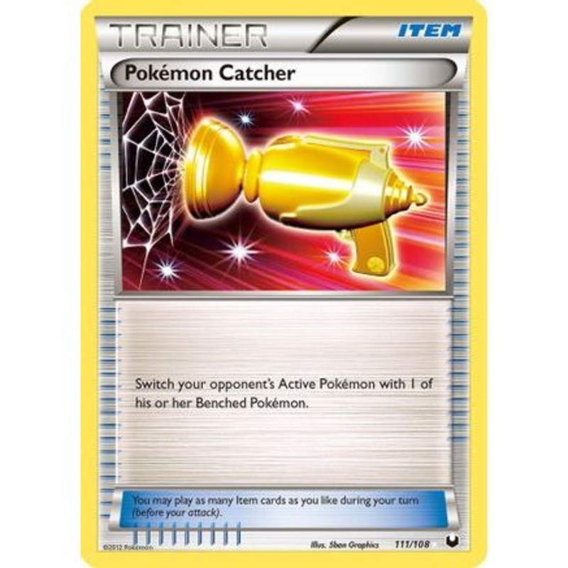 Pokemon Catcher (Gold) 111/108 - Dark Explorers Holofoil