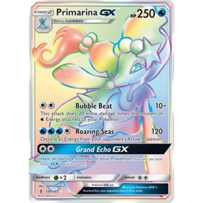 Primarina GX (Secret) 149/145 - SM  Guardians Rising Holofoil