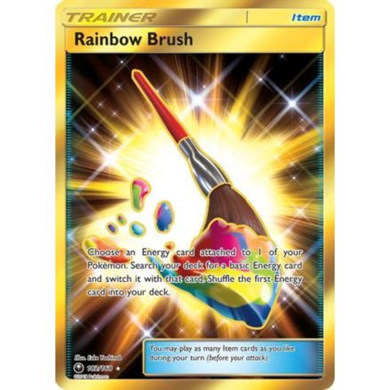 Rainbow Brush (Secret) 182/168 - SM  Celestial Storm Holofoil