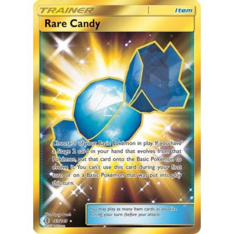 Rare Candy (Secret) 165/145 - SM  Guardians Rising Holofoil