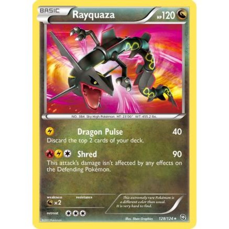 Rayquaza 128/124 - Dragons Exalted Holofoil