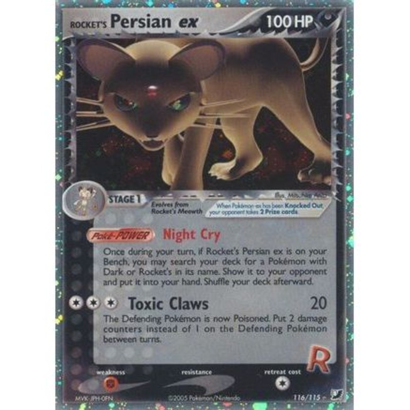 Rocket's Persian ex 116/115 - Unseen Forces Holofoil
