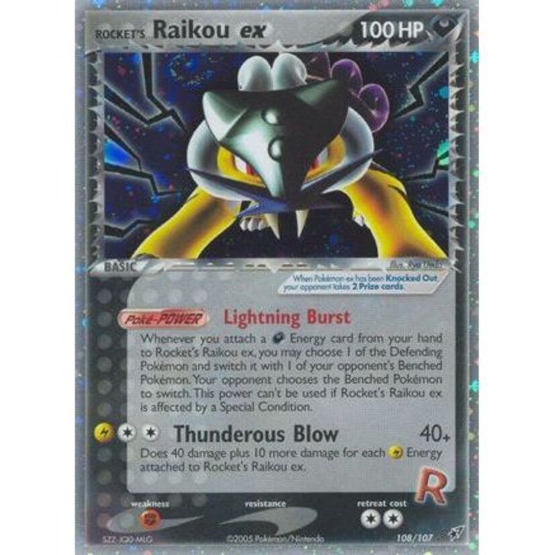 Rocket's Raikou ex 108/107 - Deoxys