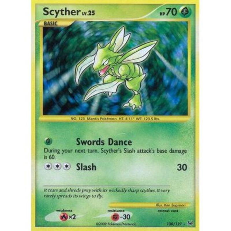 Scyther 130/127 - Platinum Holofoil