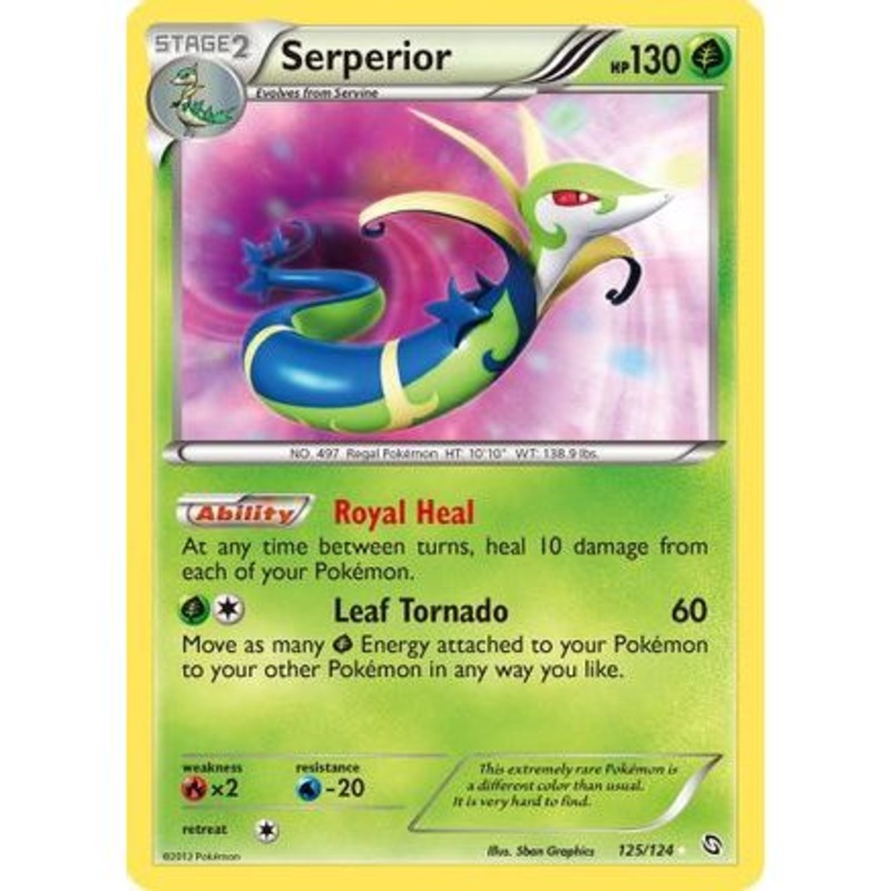 Serperior 125/124 - Dragons Exalted Holofoil