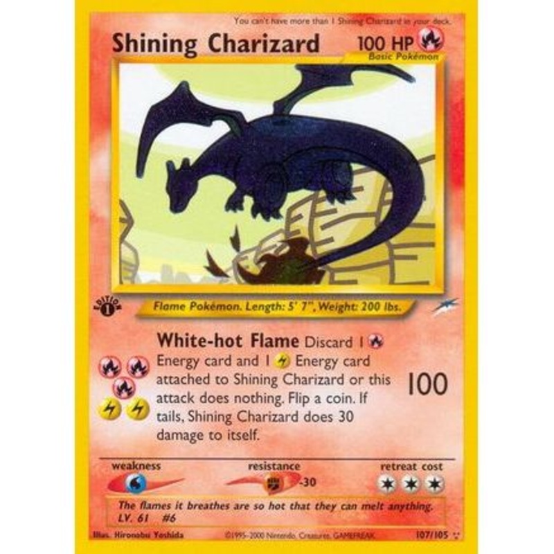 Shining Charizard 107/105 - Neo Destiny 1st Edition Holofoil