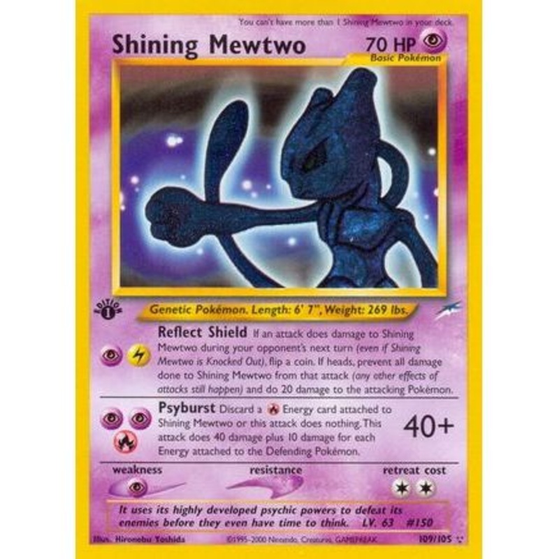 Shining Mewtwo 109/105 - Neo Destiny 1st Edition Holofoil