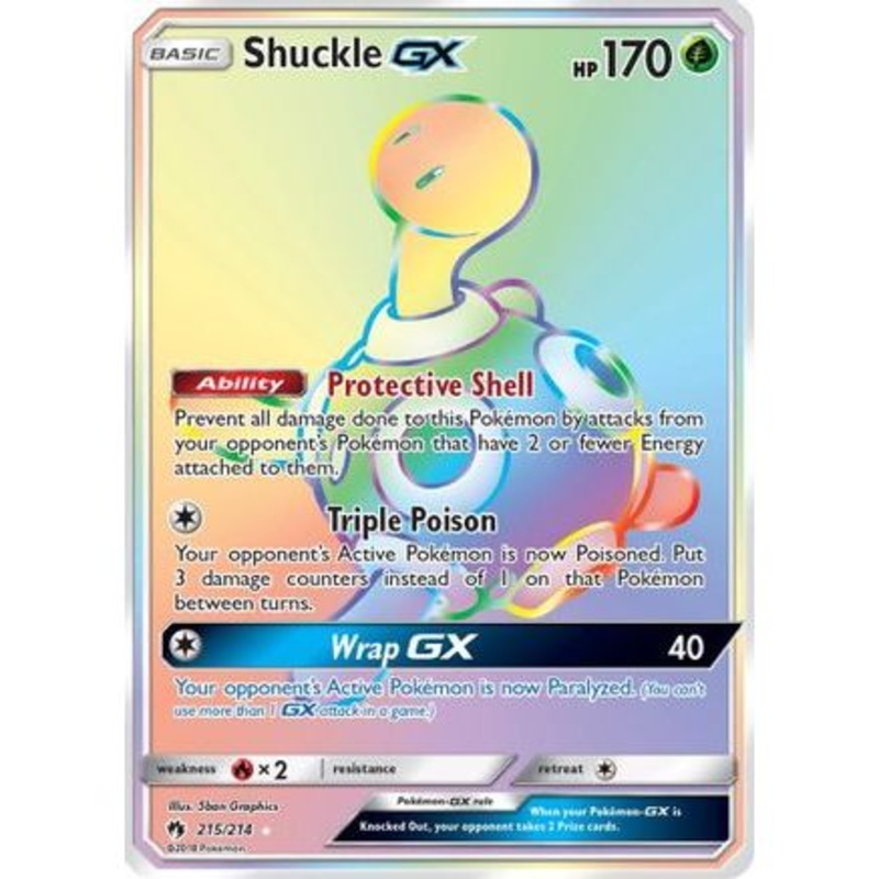 Shuckle GX (Secret) 215/214 - SM  Lost Thunder Holofoil