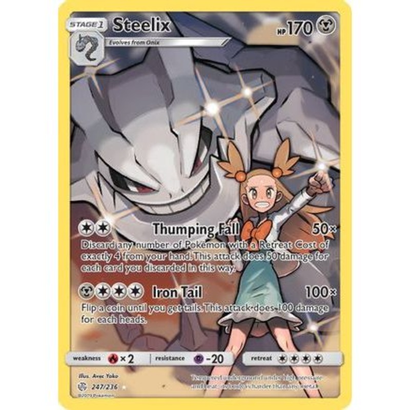 Steelix (Secret) 247/236 - SM  Cosmic Eclipse Holofoil