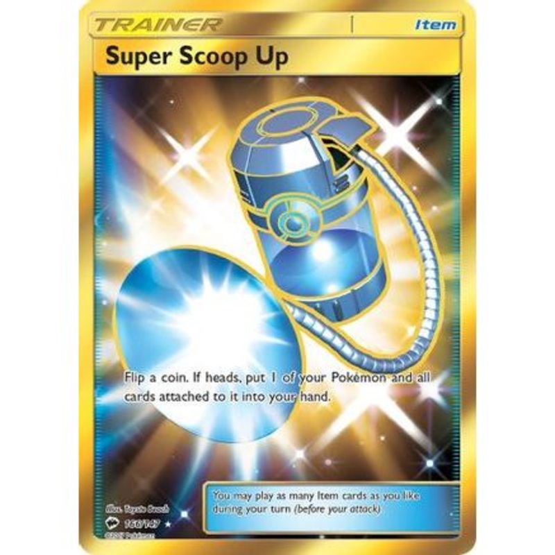 Super Scoop Up (Secret) 166/147 - SM  Burning Shadows Holofoil
