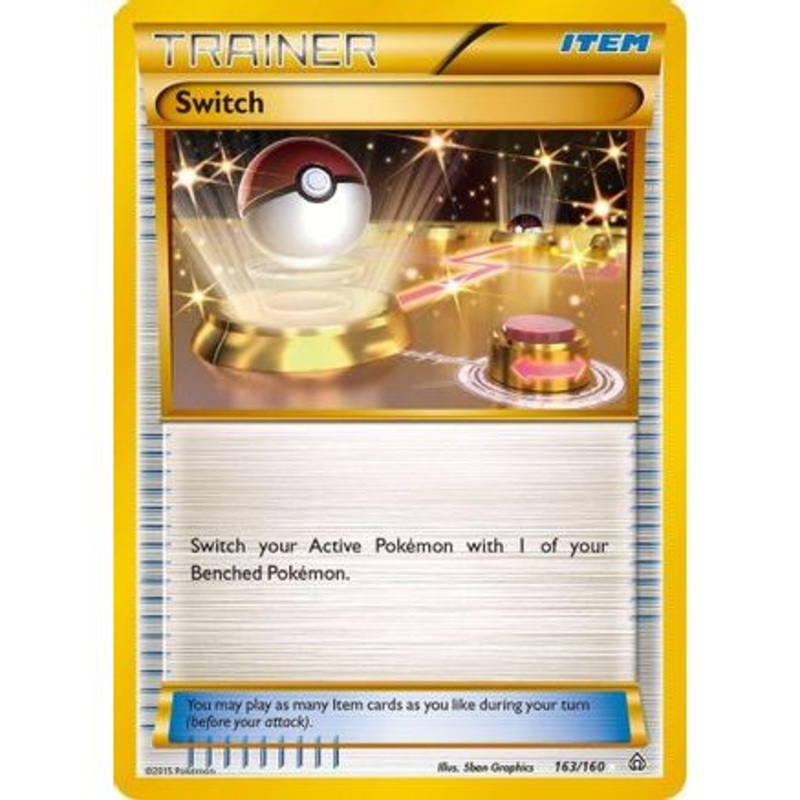 Switch (163 Secret Rare) 163/160 - XY  Primal Clash Holofoil