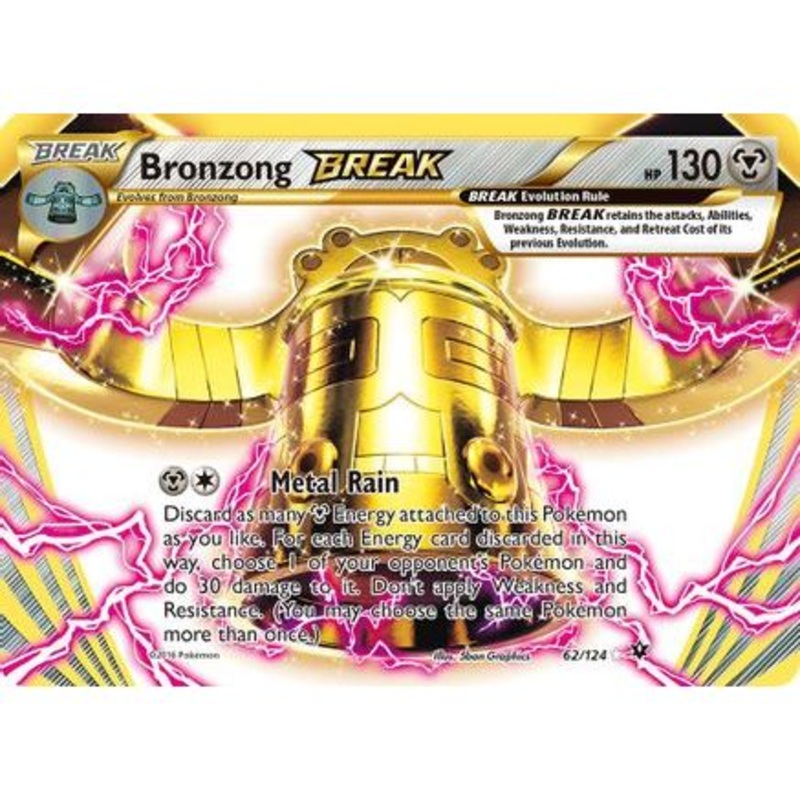 Bronzong BREAK 62/124 - XY  Fates Collide Holofoil
