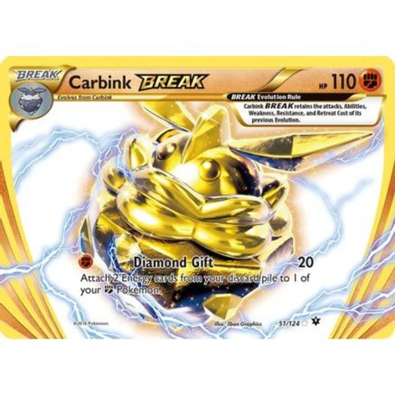Carbink BREAK 51/124 - XY  Fates Collide Holofoil