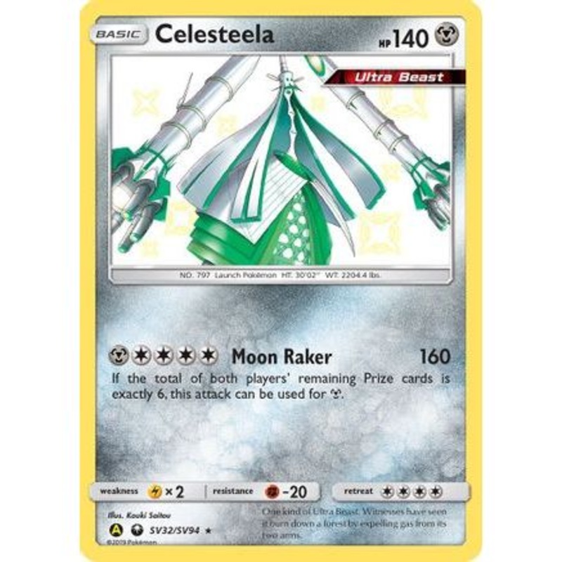 Celesteela SV32/94 - Hidden Fates Shiny Vault Holofoil