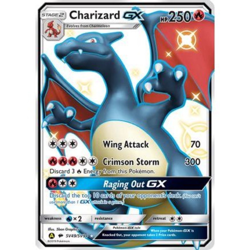 Charizard GX SV49/94 - Hidden Fates Shiny Vault Holofoil