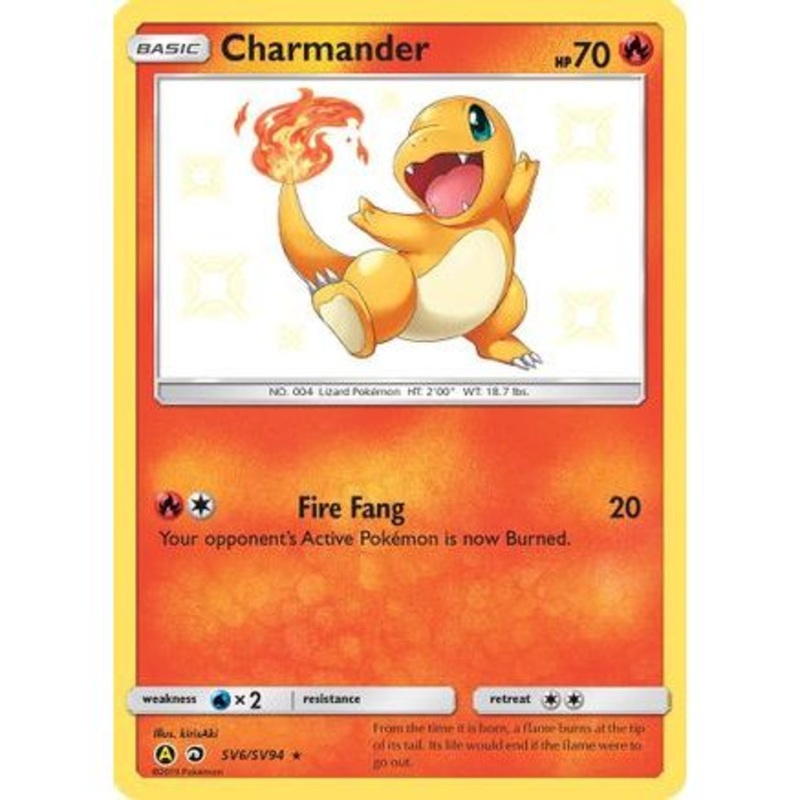 Charmander SV6/94 - Hidden Fates Shiny Vault Holofoil