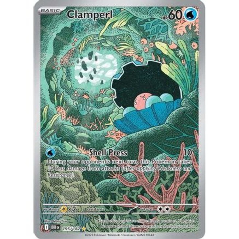 Clamperl - 195/182 195 - SV10 Destined Rivals Holofoil