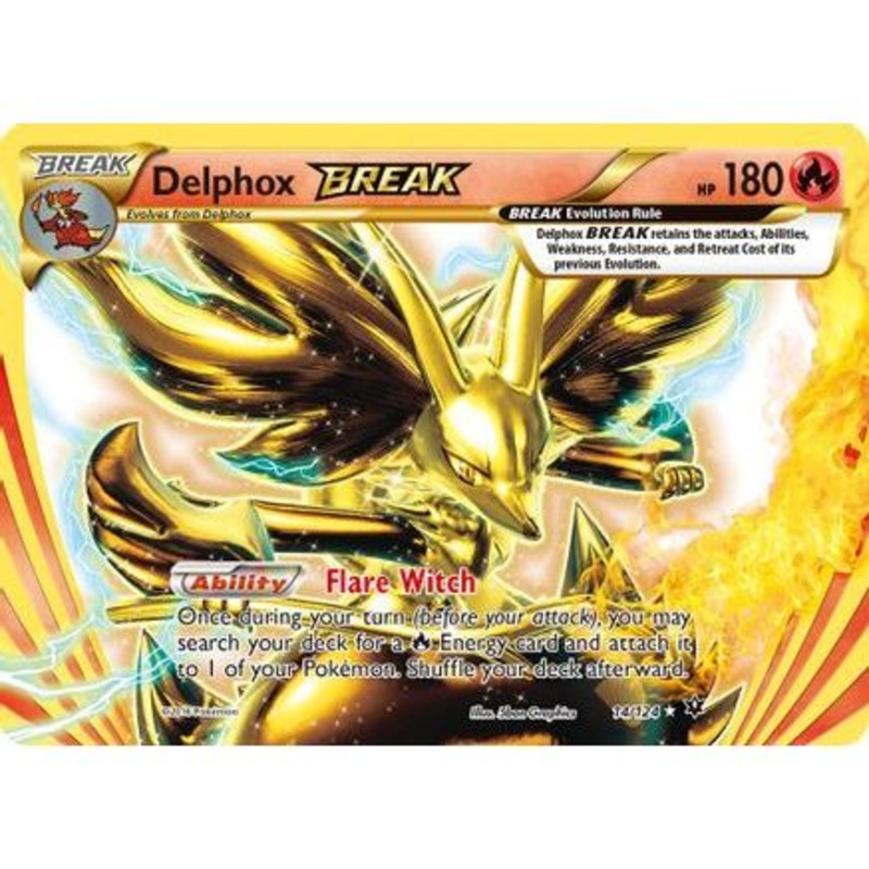 Delphox BREAK 14/124 - XY  Fates Collide Holofoil