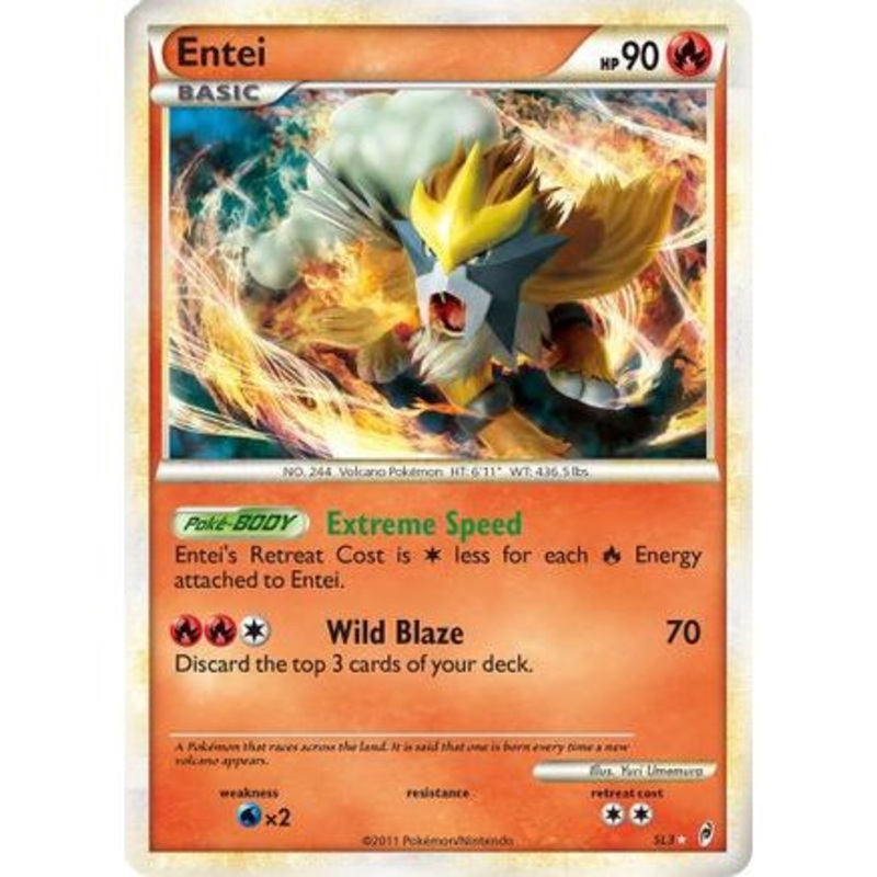 Entei (Shiny) SL3/95 - Call of Legends Holofoil
