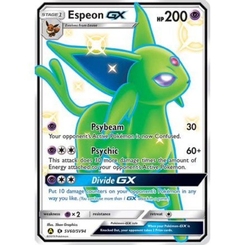 Espeon GX SV60/94 - Hidden Fates Shiny Vault Holofoil