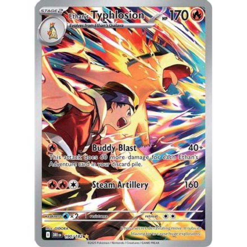Ethan's Typhlosion - 190/182 190 - SV10 Destined Rivals Holofoil