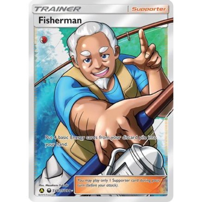Fisherman SV83/94 - Hidden Fates Shiny Vault Holofoil