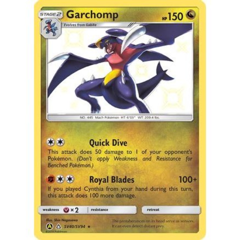 Garchomp SV40/94 - Hidden Fates Shiny Vault Holofoil