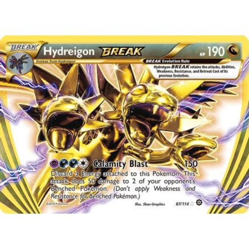 Hydreigon BREAK 87/114 - XY  Steam Siege Holofoil