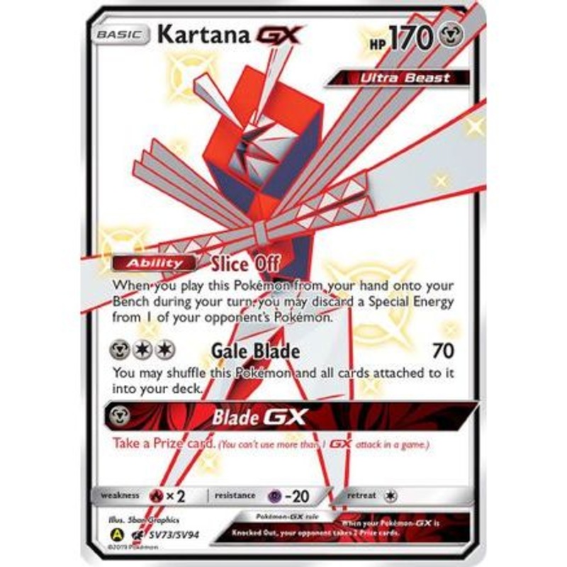 Kartana GX SV73/94 - Hidden Fates Shiny Vault Holofoil