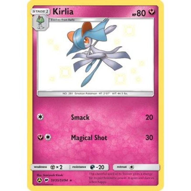 Kirlia SV35/94 - Hidden Fates Shiny Vault Holofoil