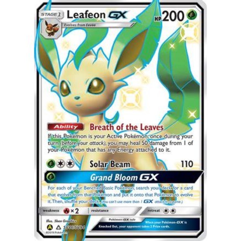 Leafeon GX SV46/94 - Hidden Fates Shiny Vault Holofoil
